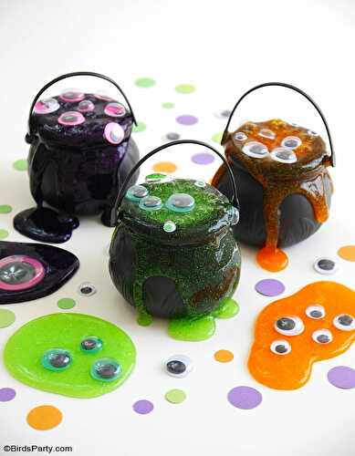 Fêtes | Party Printables: Slime d'Halloween Rapide et Facile Pour Les Enfants