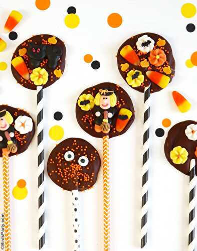 Fêtes | Party Printables: Sucettes Chocolate Bark Pour Halloween