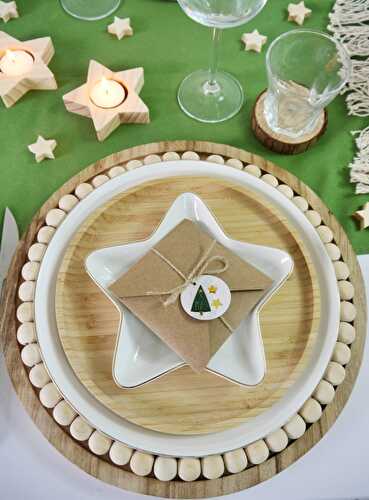 Fêtes | Party Printables: Table de Noël Nature avec Décoration DIY Faciles