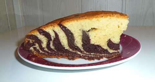 Le gâteau zèbre: Un marbré mais en mieux!