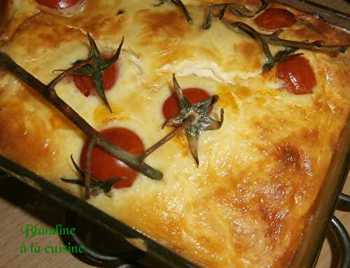 Clafoutis de tomate au gouda