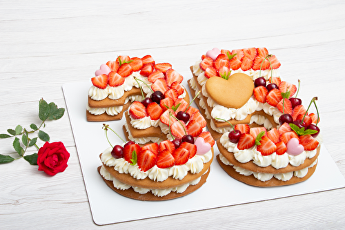 Recette Number Cake au citron et aux fraises inratable