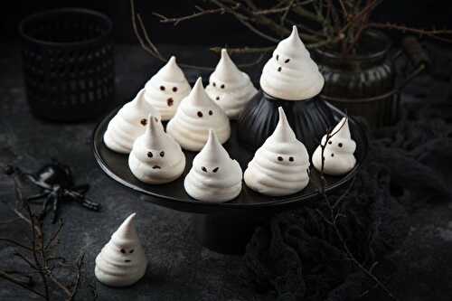 Recette des meringues fantômes facile pour Halloween