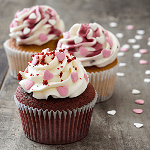 Recette cupcakes St Valentin