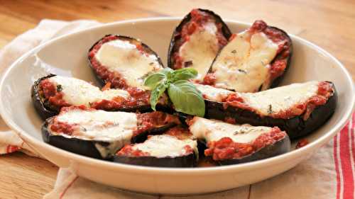 Aubergines, sauce tomate et mozzarella