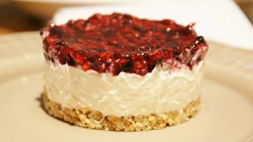 Cheesecake illico-presto aux fruits rouges