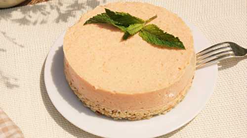 Entremets à la mousse de melon au tofu soyeux