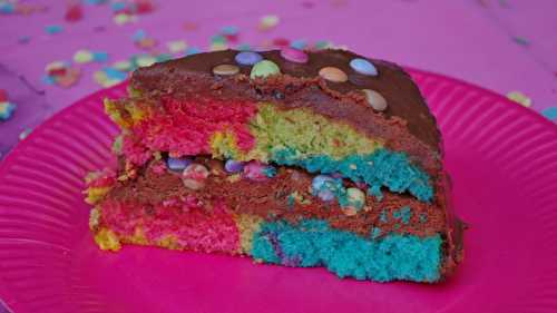 Gateau Rainbow aux smarties