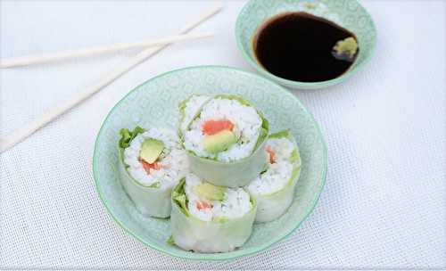 Maki verde saumon avocat