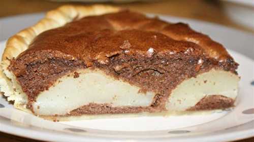 Tarte amandine poire chocolat