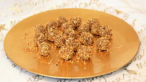 Truffes pralinoise au pralin