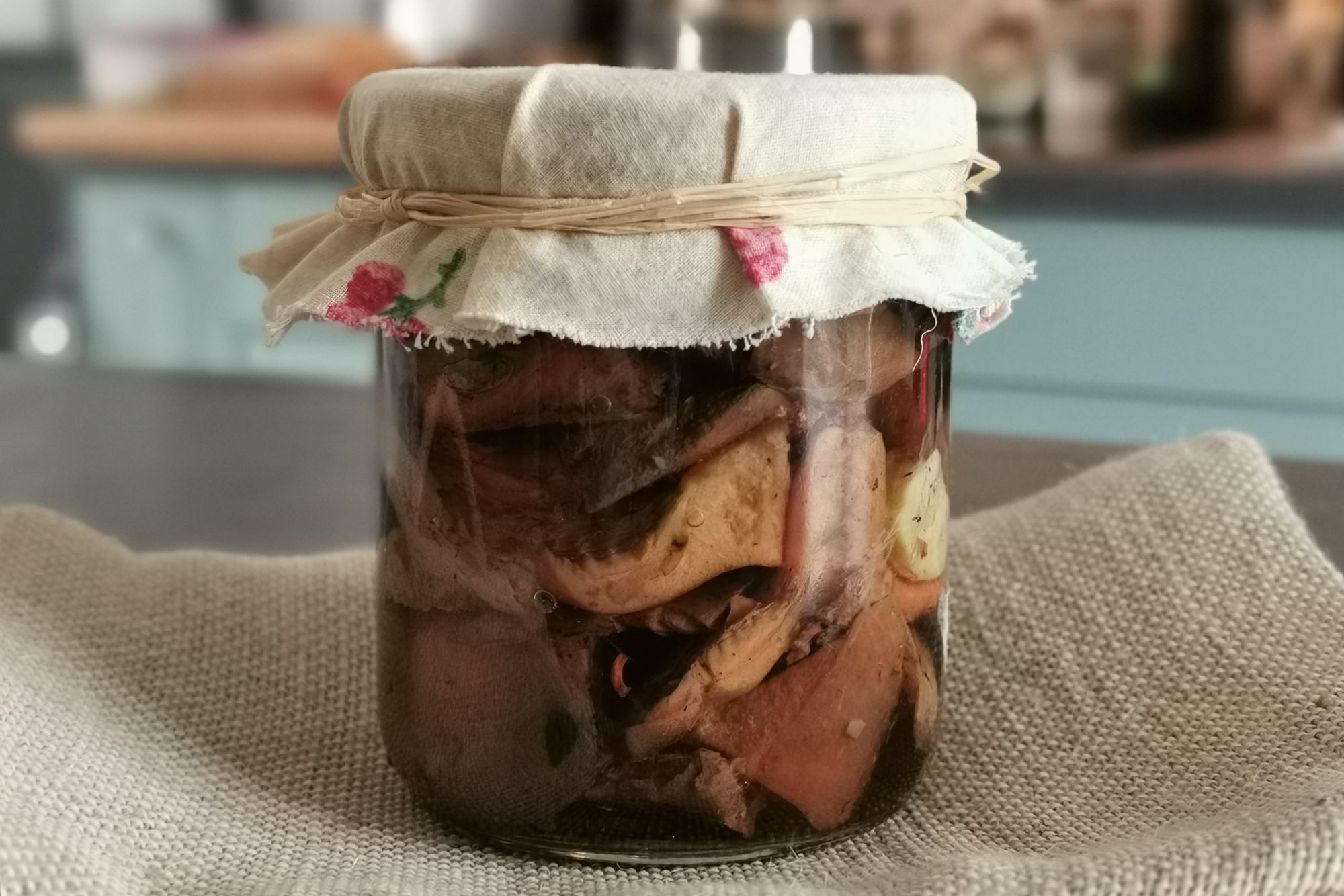 Champignons à l'huile