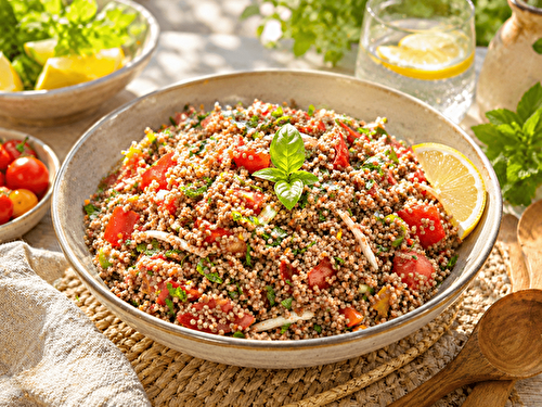 Taboulé au sarrasin sans gluten : recette fraîche et facile