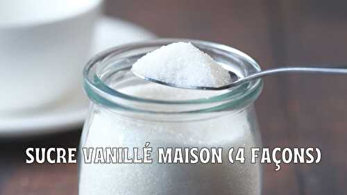 4 façons de faire un sucre à la vanille