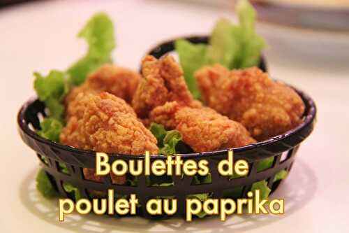 Boulettes de poulet au paprika