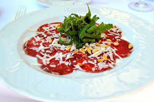 Carpaccio de boeuf au poivre noir de Madagascar