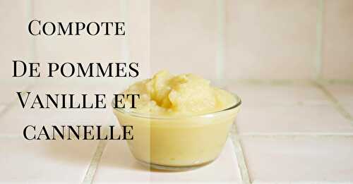 Compote de pommes vanille et cannelle