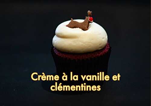 Crème à la vanille et clémentines