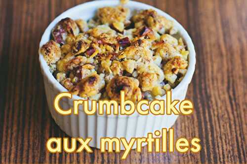 Crumbcake aux myrtilles et à la vanille de Madagascar