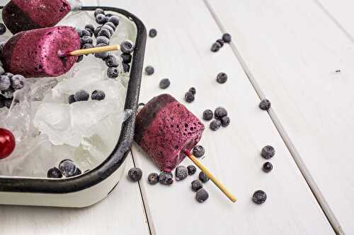 Glace à l’açaí et aux mûres - Recette avec la pulpe açai en poudre Abaçai