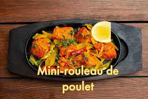 Mini-rouleaux de poulet au poivre blanc Muntok et aux épices