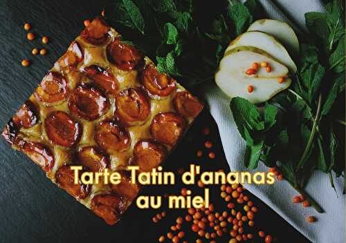 Mini tatin d'ananas au miel