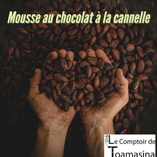 Mousse au chocolat à la cannelle