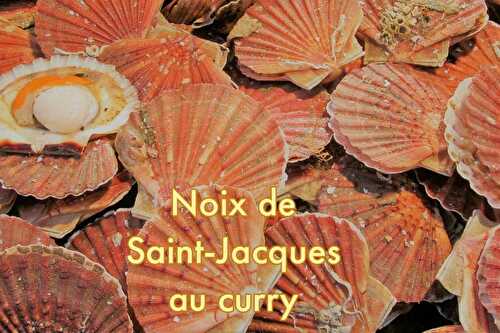 Noix de saint- jacques au curry doux