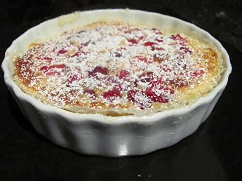 Petits clafoutis aux groseilles et à la Fève Tonka - Recette à la fève tonka