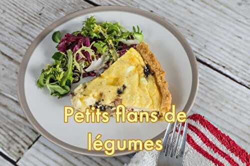 Petits flans de légumes au saumon et au poivre sauvage de Madagascar