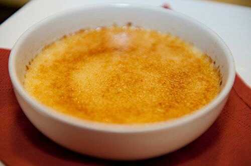 Recette Crème brûlée fève tonka