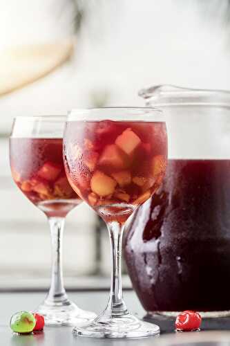 Recette Sangria à l'Hibiscus