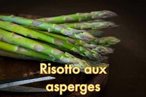 Risotto aux asperges et au poivre Tellicherry