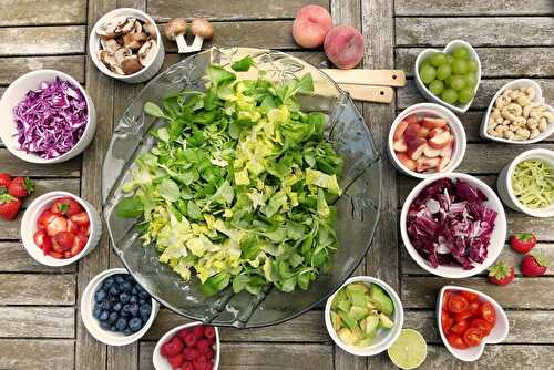 Salade d'avocats et pamplemousses