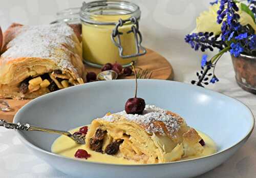 Strudel aux pommes et à la cannelle de Madagascar - Recette Cannelle