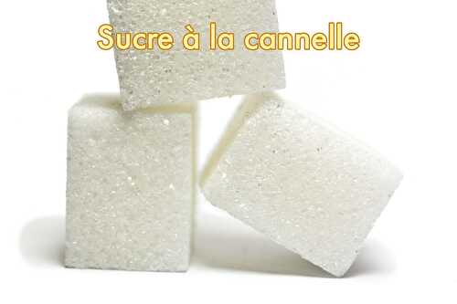 SUCRE À LA CANNELLE - Recette