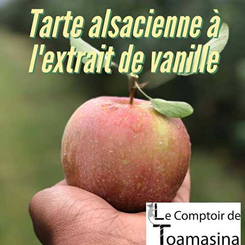 Tarte alsacienne à l'extrait de vanille