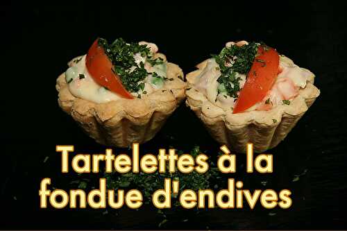 Tartelettes à la fondue d'endives - Blog du Comptoir de Toamasina