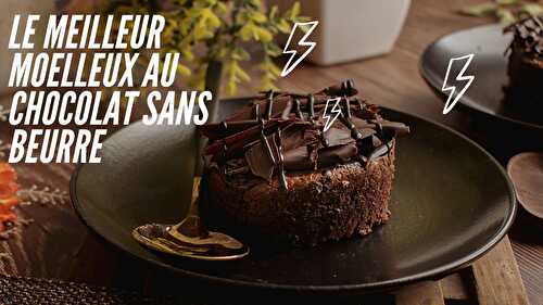 Fondant au chocolat 100% gourmand mais sans matière grasse