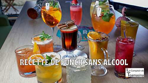 Recette de punch sans alcool