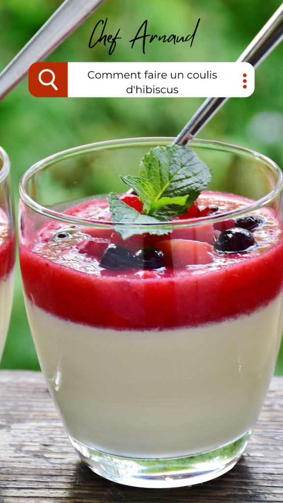 Comment faire un coulis d’hibiscus