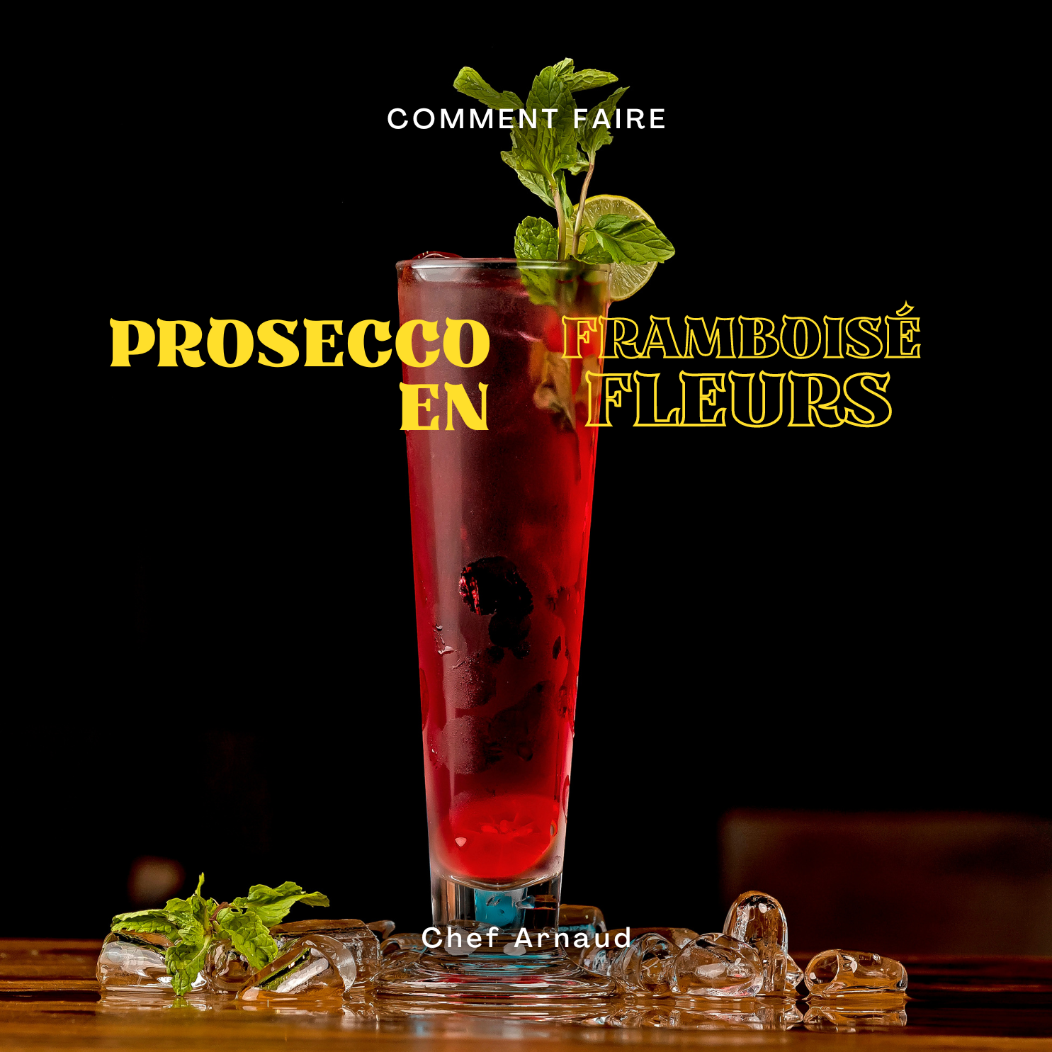 Prosecco Framboisé en Fleurs