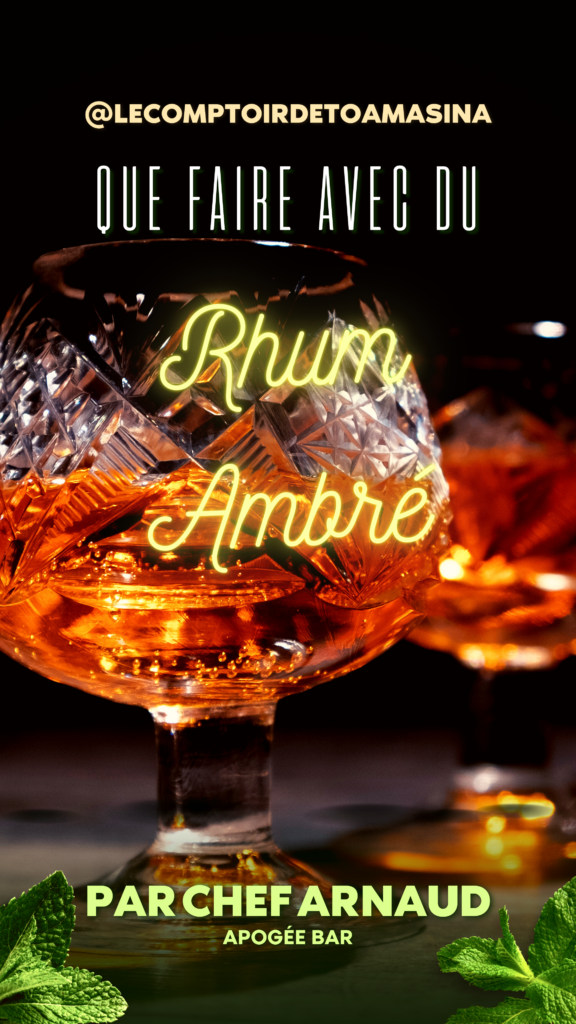 Que faire avec du rhum ambré