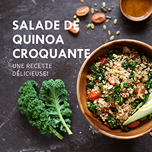 Salade de quinoa croquante au poivre long