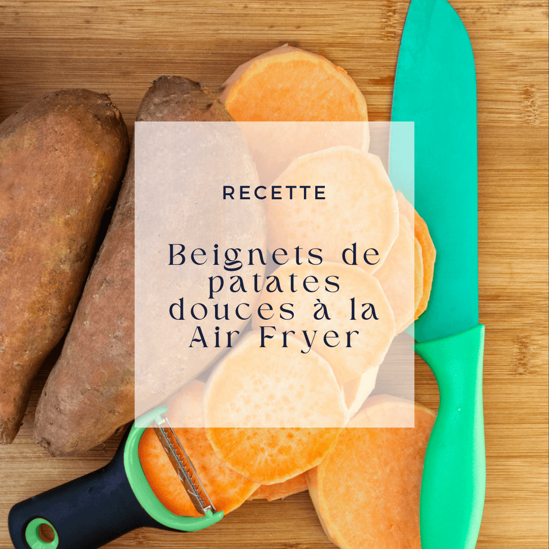 Recette de beignets de patates douces à la Air Fryer