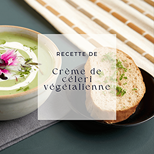 Recette de crème de céleri végétalienne au poivre de timut