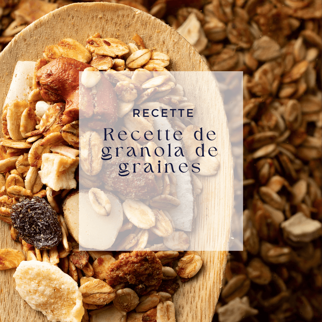 Recette de granola de graines