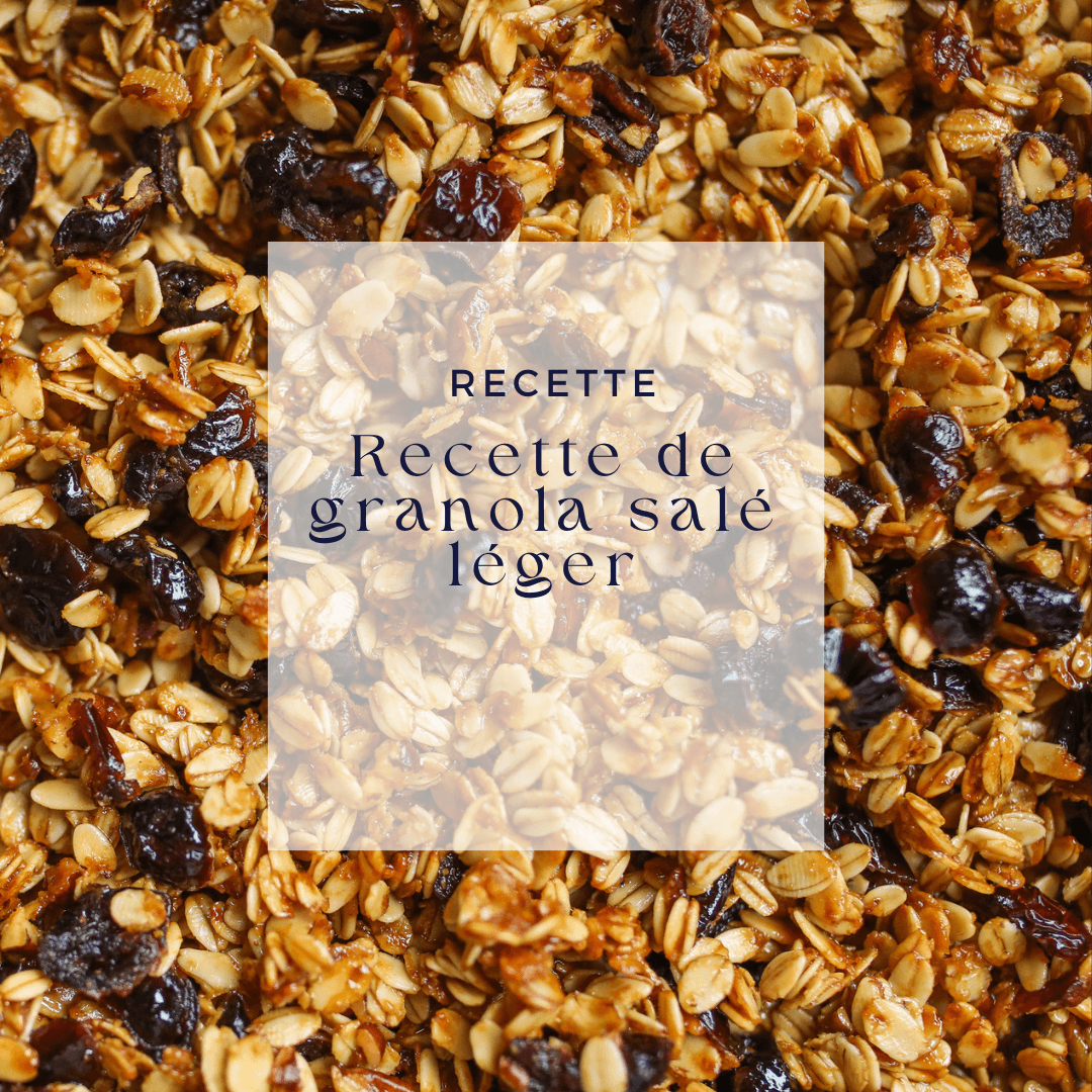 Recette de granola salé léger