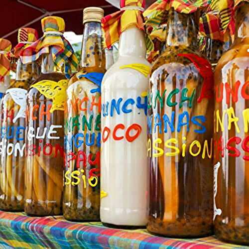 Rhum arrangé à la noix de coco et vanille