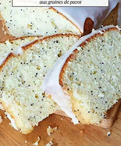 Recette de gâteau glacé au citron et aux graines de pavot